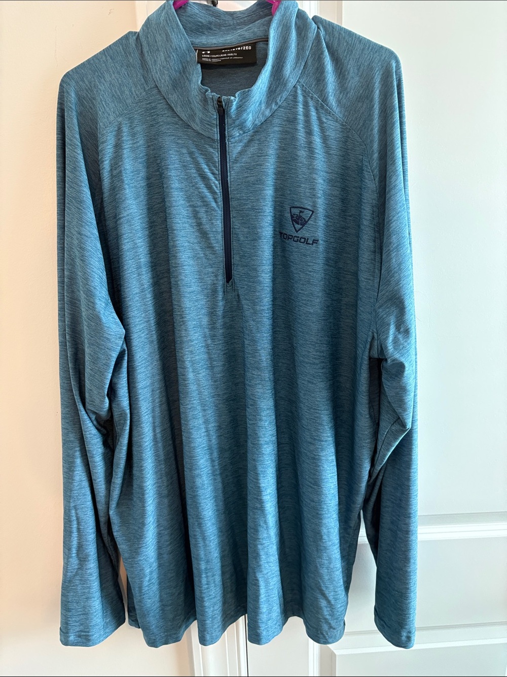 Under Armour Men's Teal Heather Quarter-Zip Pullover